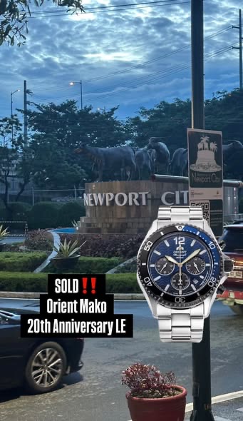 Orient Mako 20th Anniversary limited edition, sold