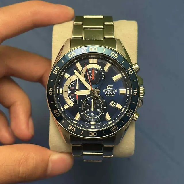 Casio Edifice Blue Chronograph
