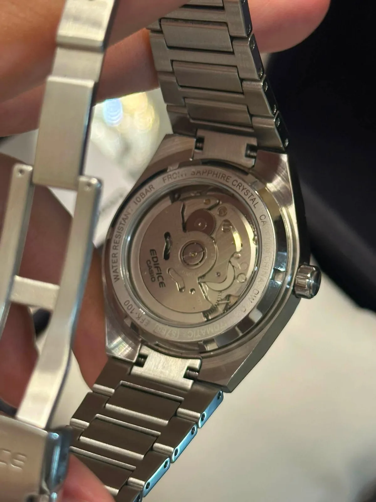 Casio Edifice EFK-100D-2A Blue Automatic — photo 7