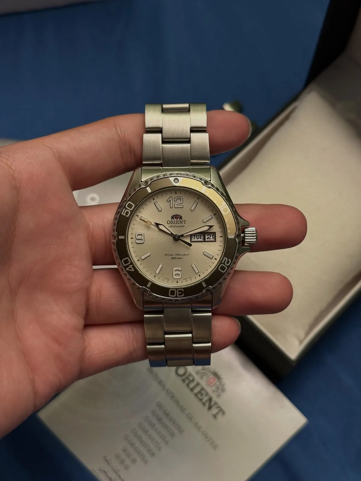 Orient Silver Kamasu Mako III — photo 4