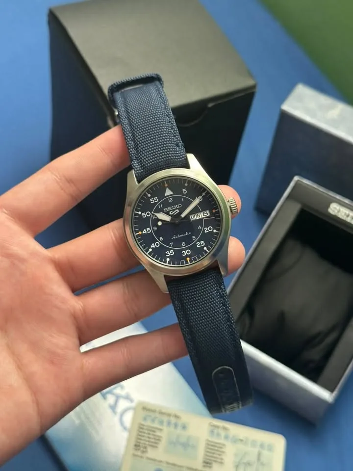 Seiko 5 Sports SRPH31 Blue Military — photo 4