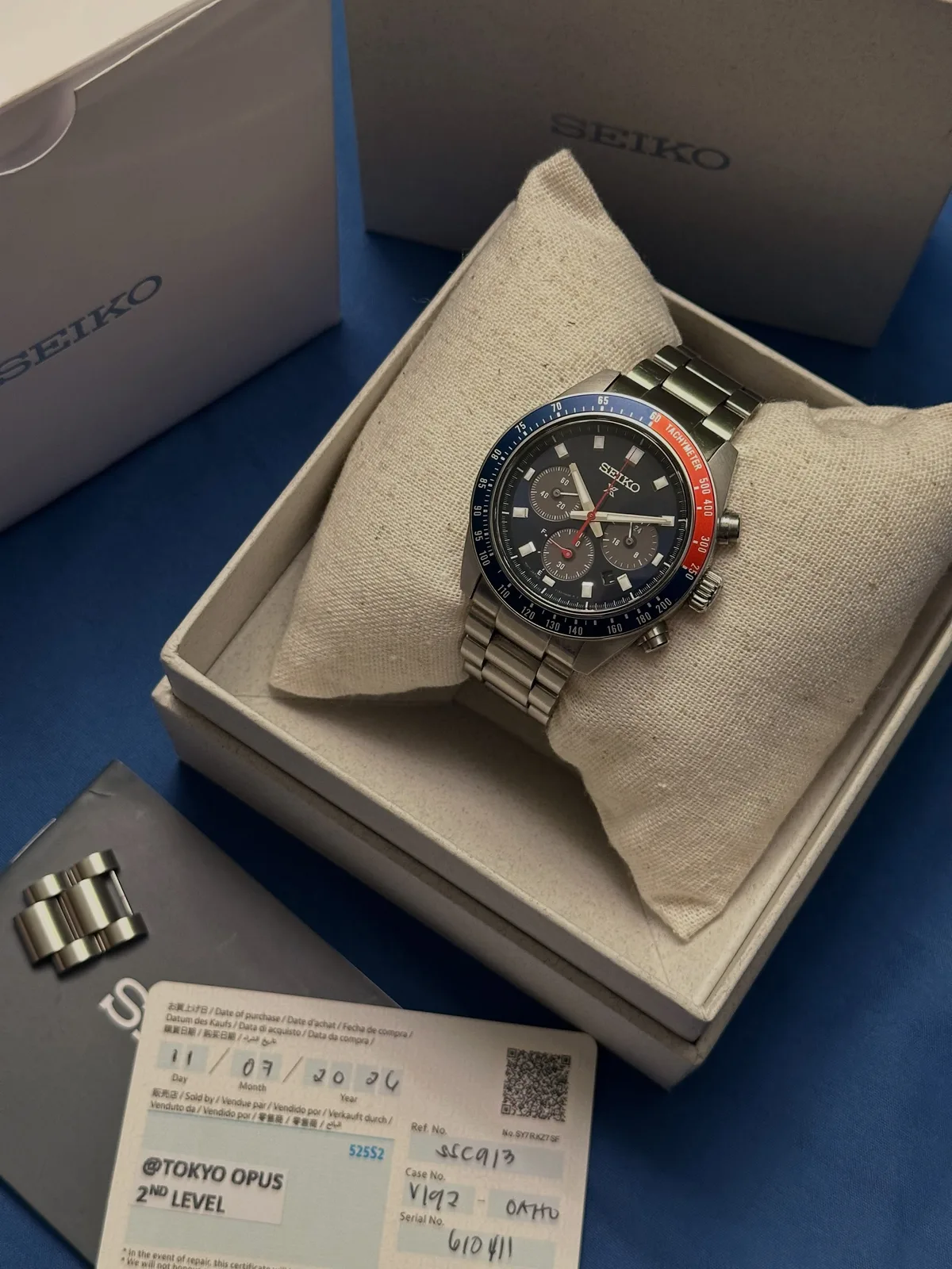 Seiko Prospex SSC913 Pepsi Speedtimer — photo 3