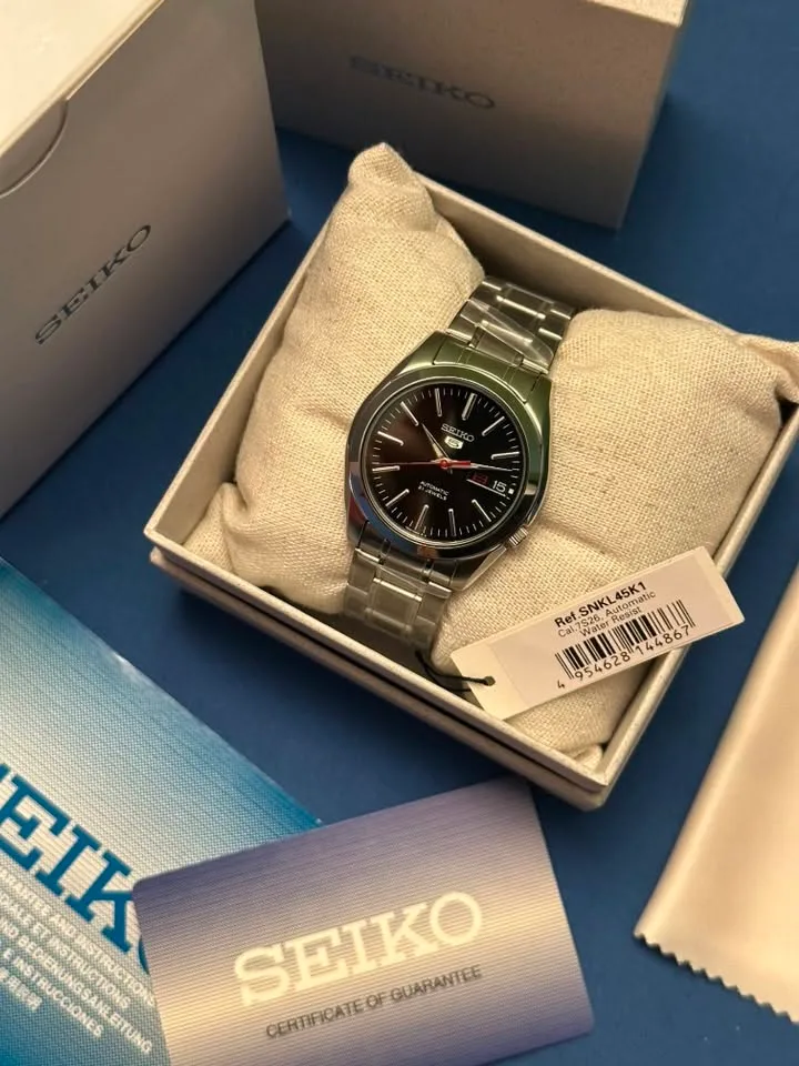 Seiko SNKL45K1 "Baby Black Sarb" — photo 2