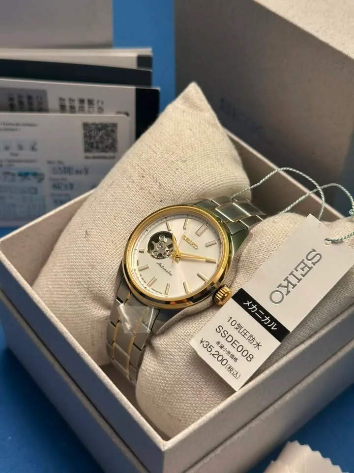 Seiko SSDE008 "Open Heart" Two Tone — photo 1