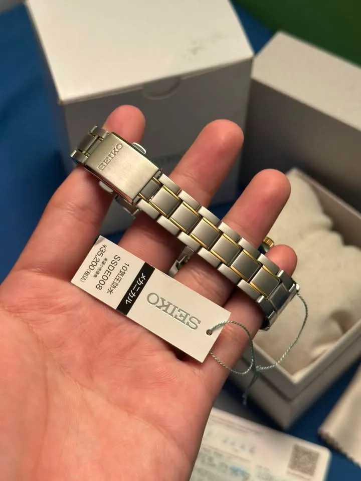 Seiko SSDE008 "Open Heart" Two Tone — photo 5