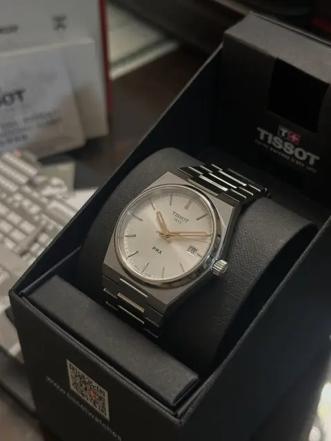 Tissot PRX 35mm White Dial