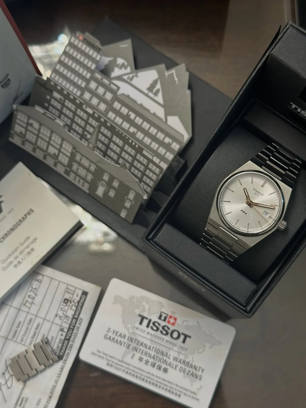 Tissot PRX 35mm White Dial — photo 2