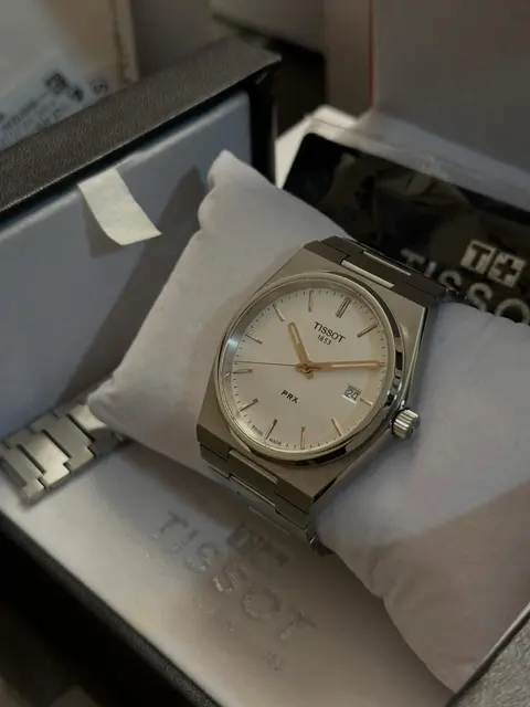 Tissot PRX 40mm White Dial