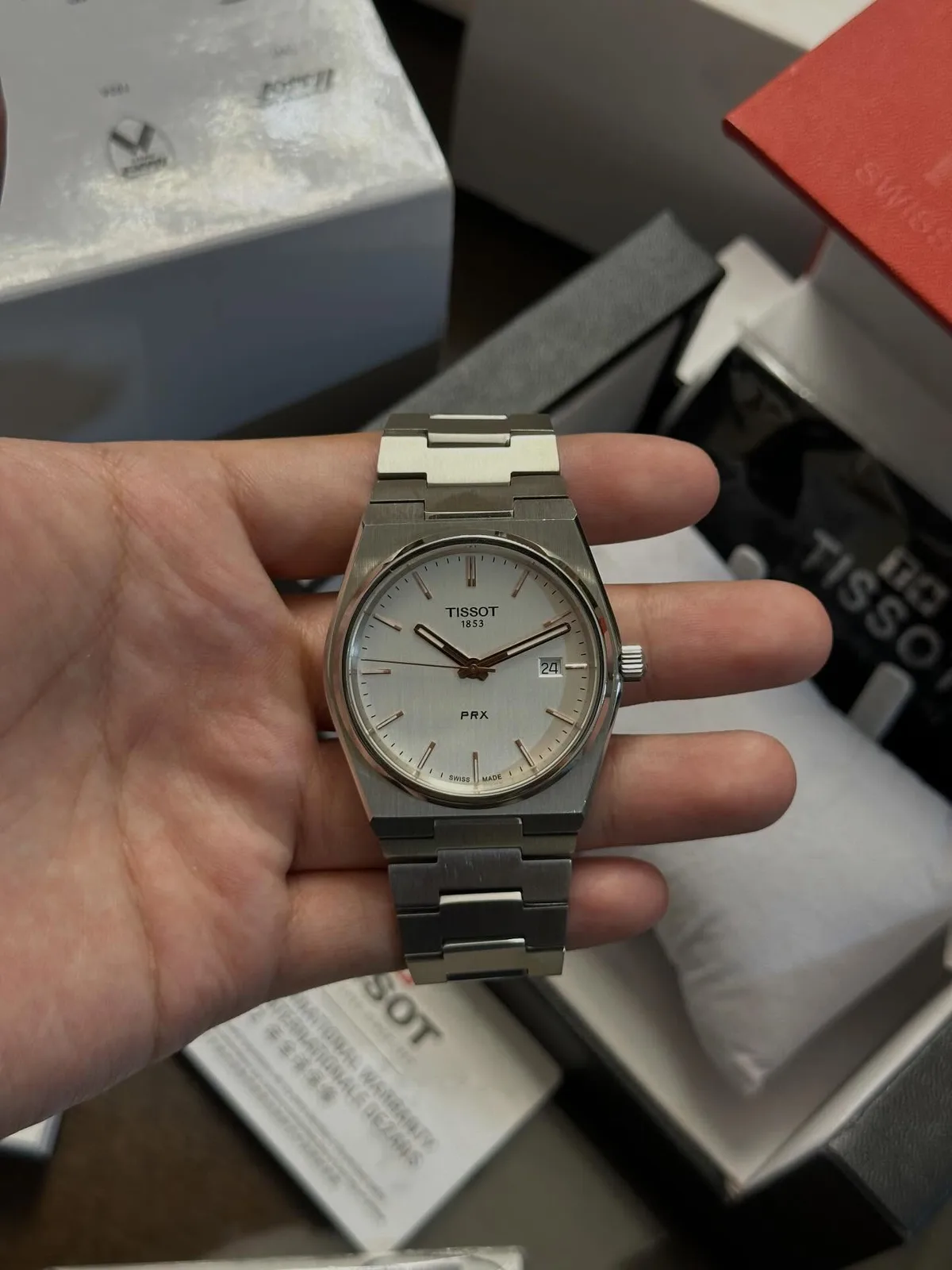 Tissot PRX 40mm White Dial — photo 4